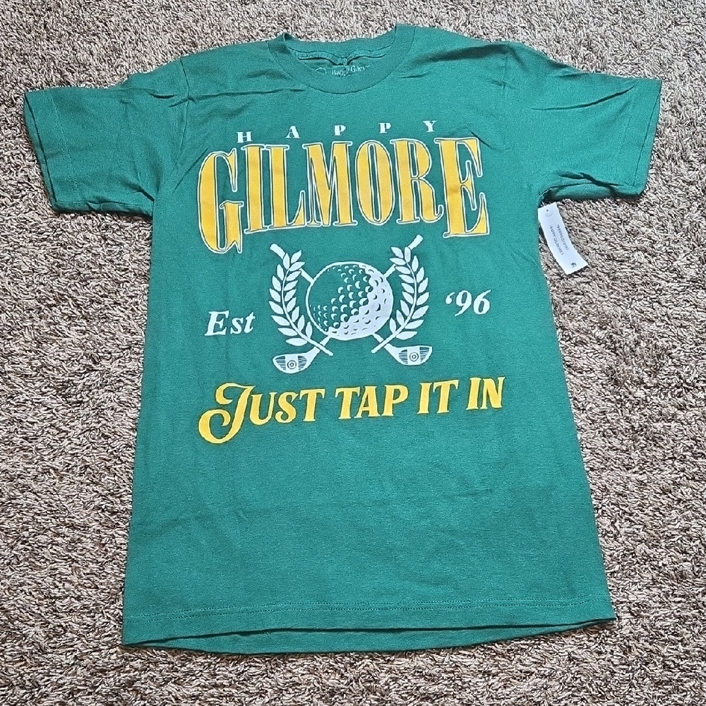 Happy Gilmore Adam Sandler Small 34/36 Just Tap It In Shirt Top Universal City